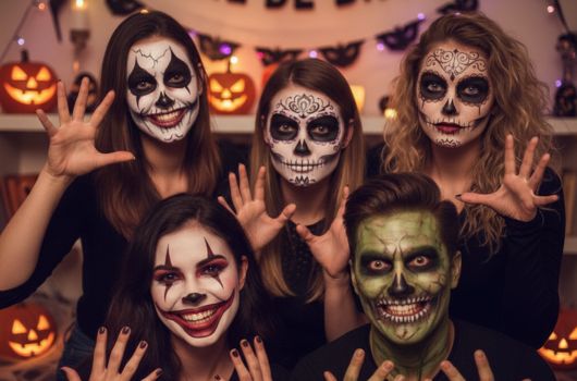 maquillaje de Halloween casero