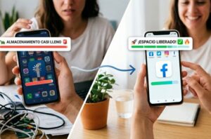 liberar espacio con Facebook Lite